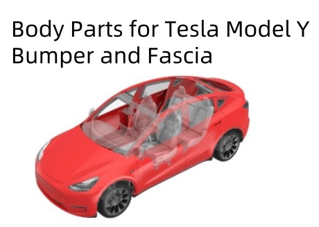 Список частей тела и каталог для Tesla Model Y